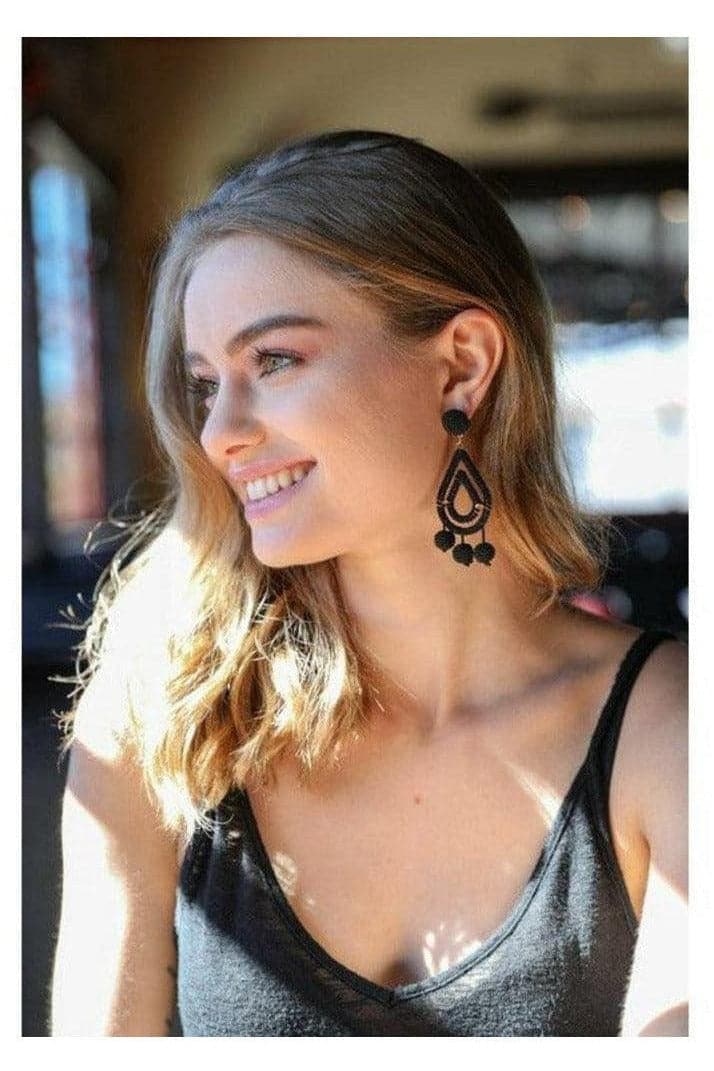 Leto Micro Bead Dangle Earrings - SwagglyLife Home & Fashion