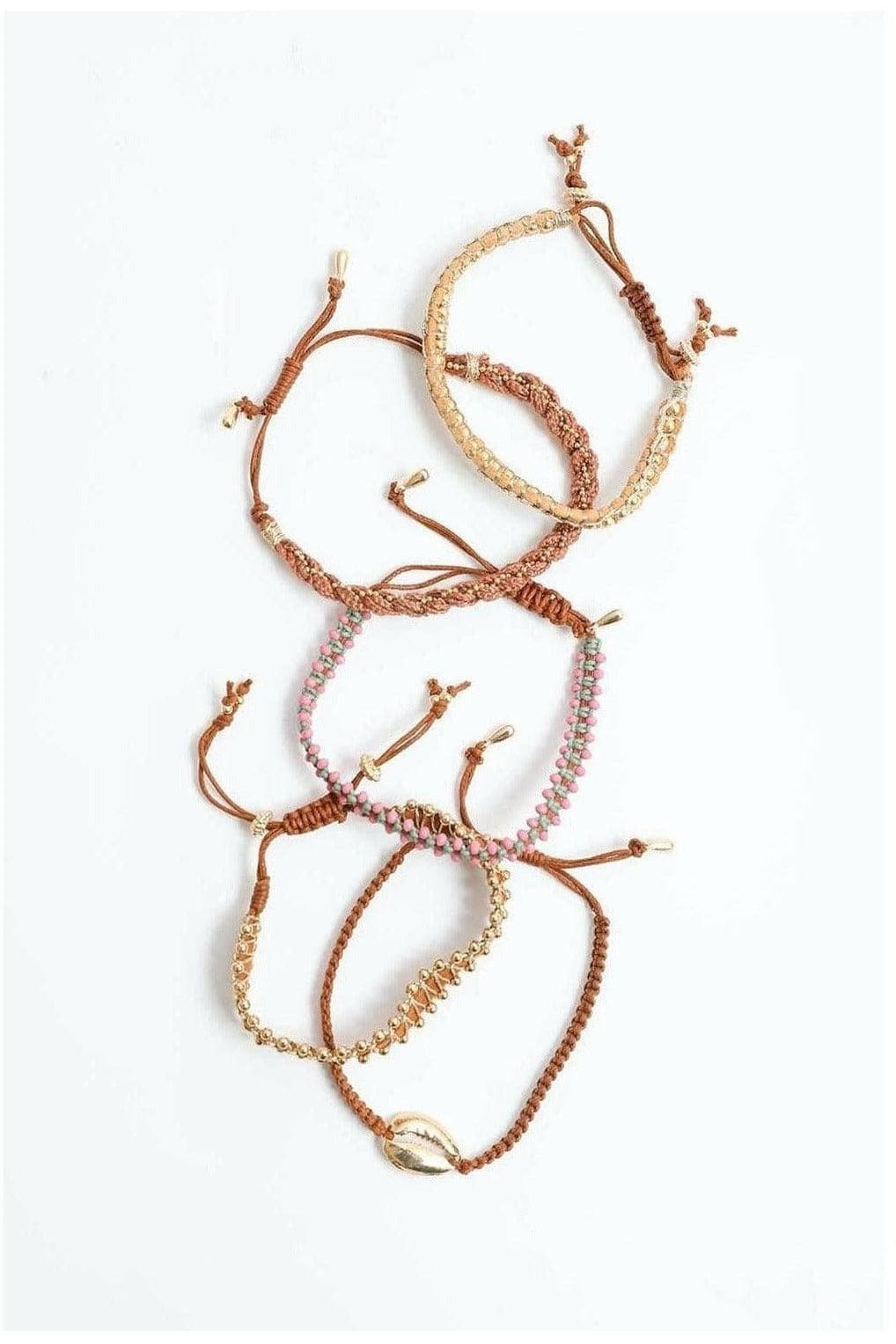 Leto Woven Stackable Beaded Bracelet - SwagglyLife Home & Fashion