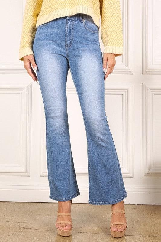 LILOU Flare Jeans - SwagglyLife Home & Fashion