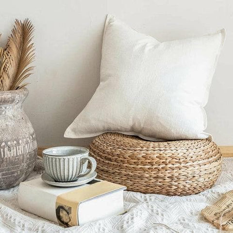 Linen Throw Pillow Cover, 18x18 in | Delmar Décor - SwagglyLife Home & Fashion