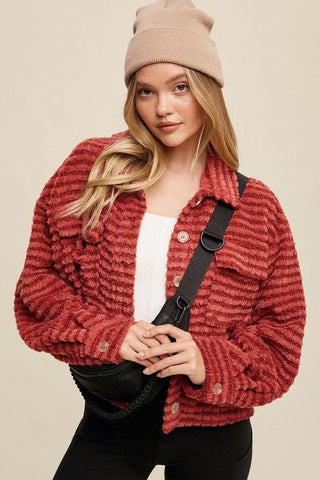 LISTICLE Plaid Fleece Shacket, 2 Colors - SwagglyLife Home & Fashion