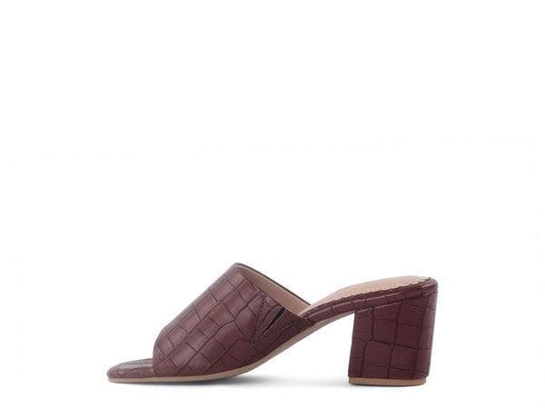 LONDON RAG DUMPLINN Slip-On Block Heel Sandal - SwagglyLife Home & Fashion