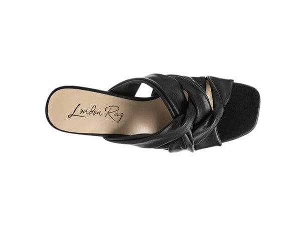 London Rag Knope Interwoven Straps Mid Heeled Sandals - SwagglyLife Home & Fashion