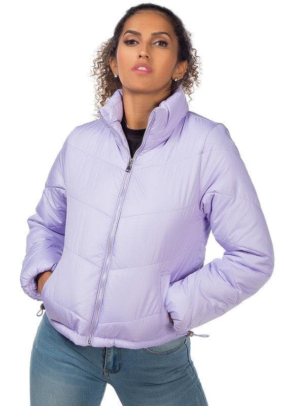 LONDON RAG Long Sleeves Puffer Jacket, 5 Colors - SwagglyLife Home & Fashion