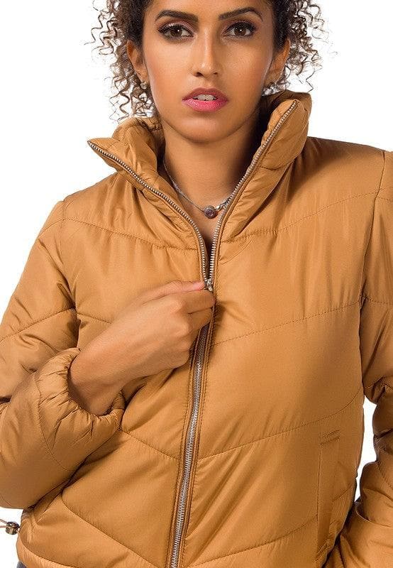 LONDON RAG Long Sleeves Puffer Jacket, 5 Colors - SwagglyLife Home & Fashion