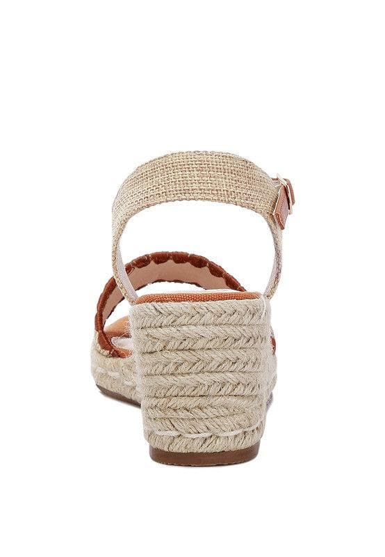 LONDON RAG Lucas Raffia Wedge Heel Espadrilles - SwagglyLife Home & Fashion