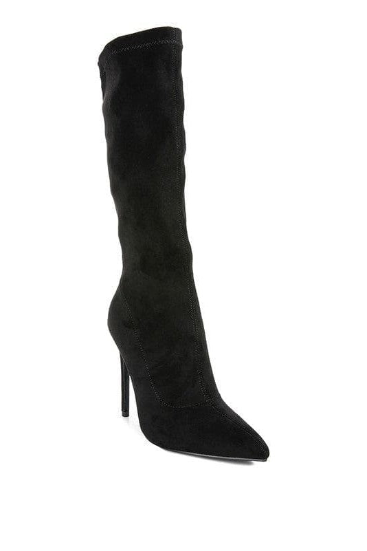 LONDON RAG Playdate Pointed Toe High Heeled Calf Boot, 4 Colors - SwagglyLife Home & Fashion