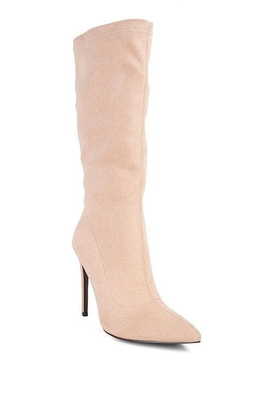 LONDON RAG Playdate Pointed Toe High Heeled Calf Boot, 4 Colors - SwagglyLife Home & Fashion