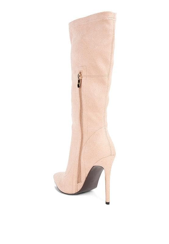 LONDON RAG Playdate Pointed Toe High Heeled Calf Boot, 4 Colors - SwagglyLife Home & Fashion