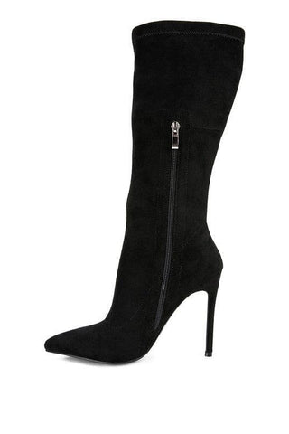 LONDON RAG Playdate Pointed Toe High Heeled Calf Boot, 4 Colors - SwagglyLife Home & Fashion