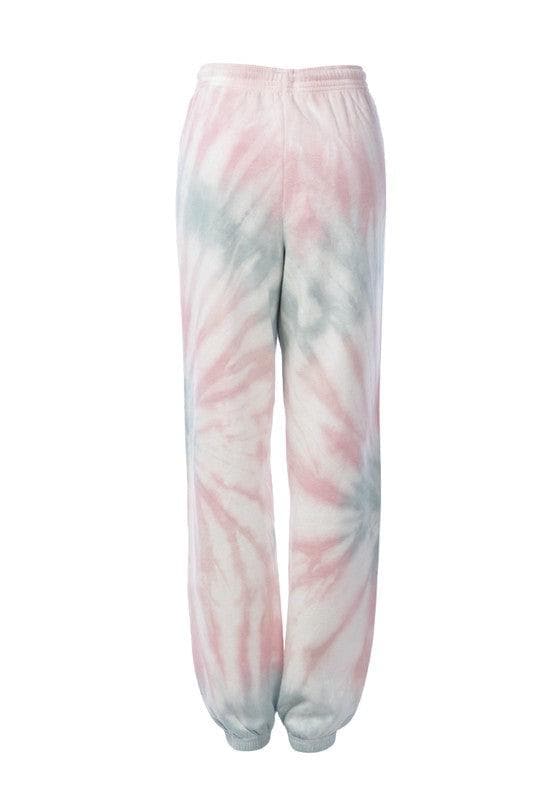 LONDON RAG Tie-Dye Coral Joggers, Pink - SwagglyLife Home & Fashion