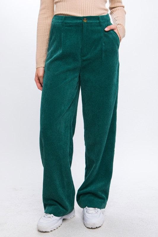 LOVE TREE Corduroy Trouser Pants, 5 Colors - SwagglyLife Home & Fashion