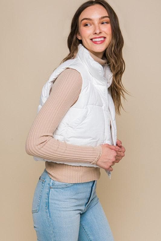 Anabelle Puffer Vest With Pockets - SwagglyLife Home & Fashion