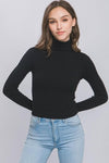 LOVE TREE Turtleneck Ribbed Knit Sweater Top - SwagglyLife Home & Fashion