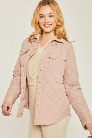 LOVE TREE Woven Solid Bust Pocket Shacket, 6 Colors - SwagglyLife Home & Fashion