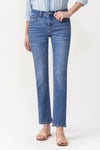 Lovervet Full Size Maggie Midrise Slim Ankle Straight Jeans - SwagglyLife Home & Fashion
