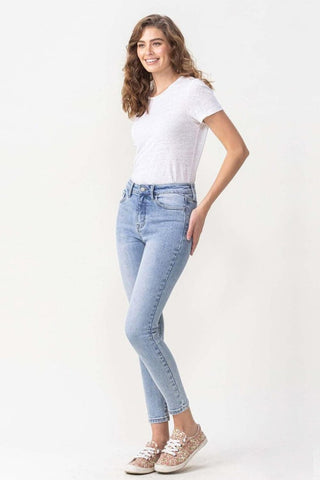 LOVERVET Full Size Talia High Rise Crop Skinny Jeans - SwagglyLife Home & Fashion