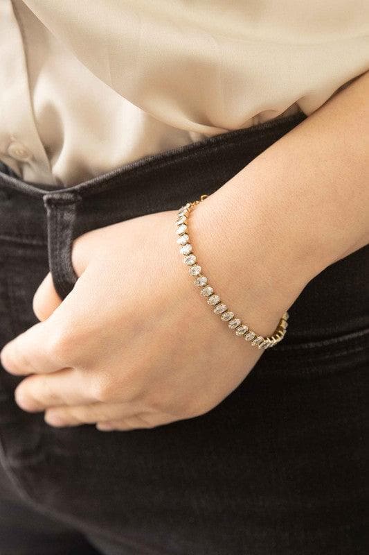 LOVODA Oval Stone Tennis Bracelet - SwagglyLife Home & Fashion