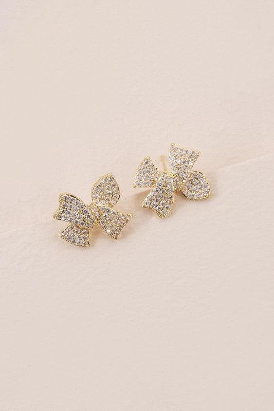 LOVODA Ribbon Stud Earrings - SwagglyLife Home & Fashion