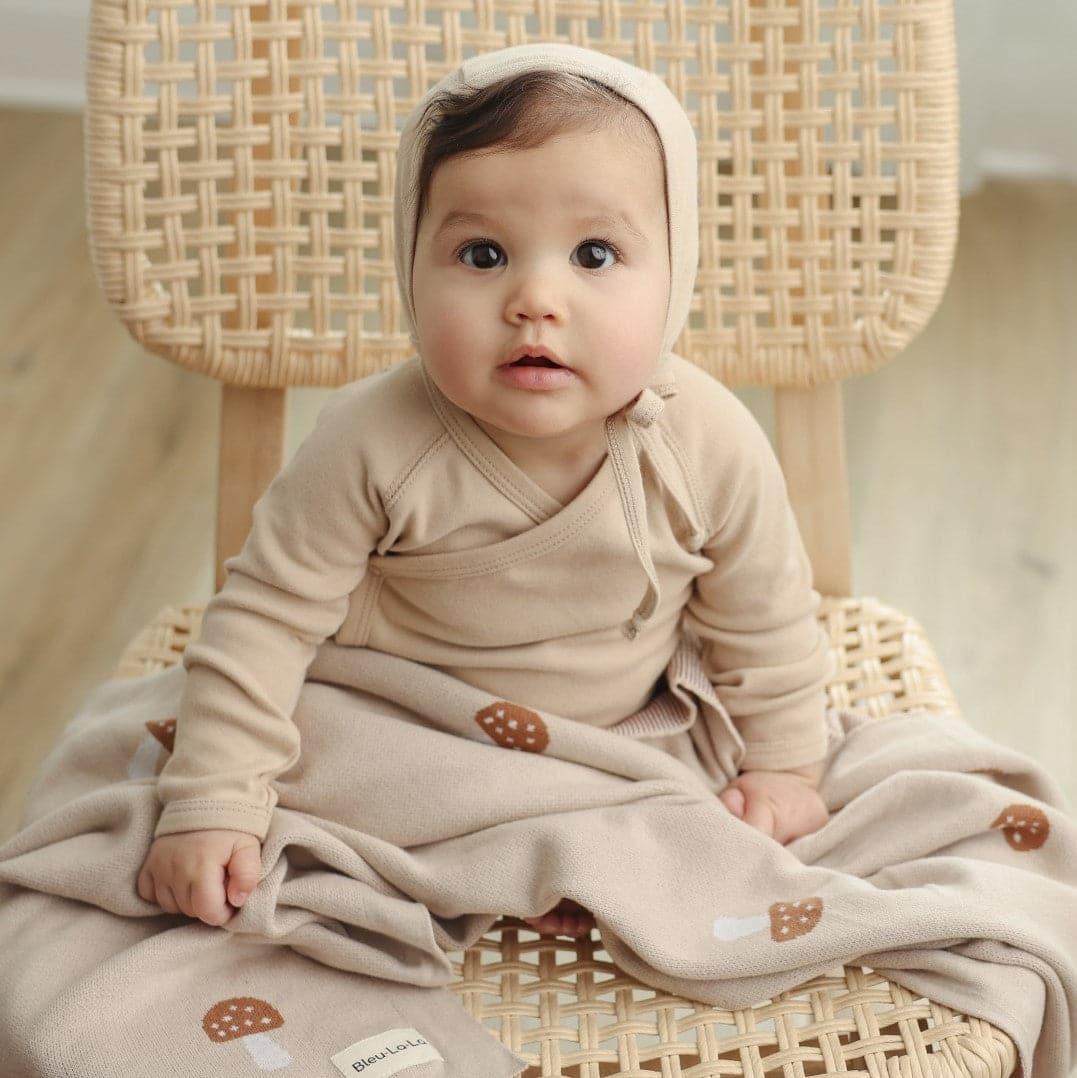 Luxury Knit Mushroom Swaddle Baby Blanket - SwagglyLife Home & Fashion