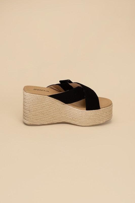 Manta Espadrille Platform Slides - SwagglyLife Home & Fashion