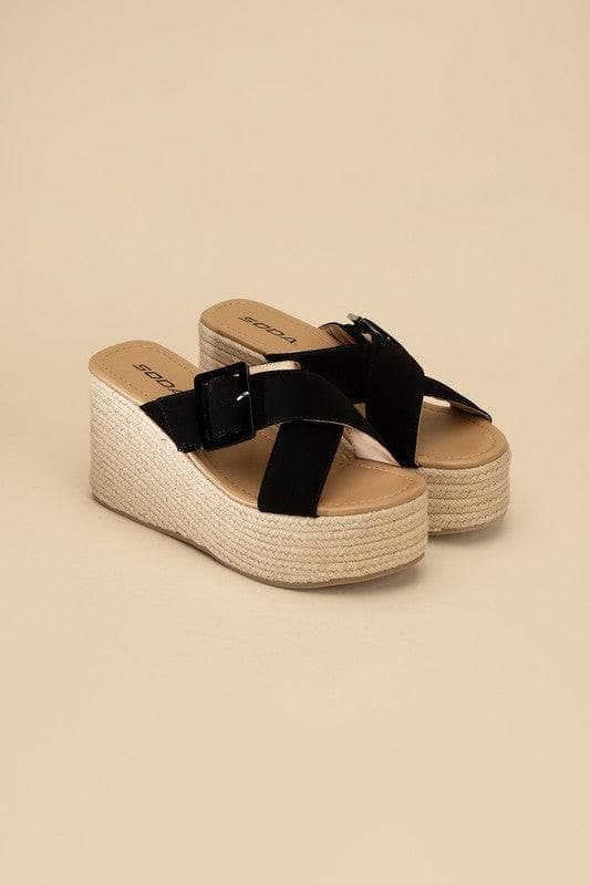 Manta Espadrille Platform Slides - SwagglyLife Home & Fashion