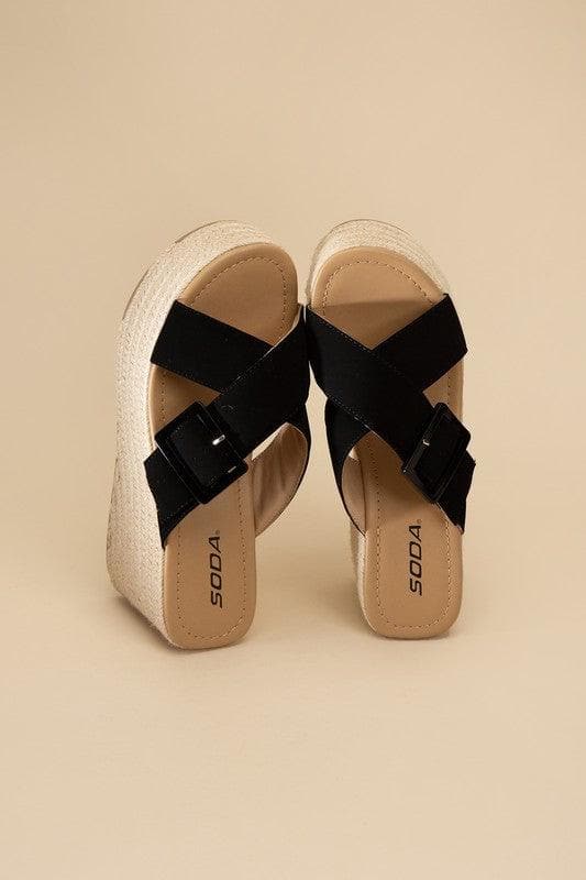 Manta Espadrille Platform Slides - SwagglyLife Home & Fashion