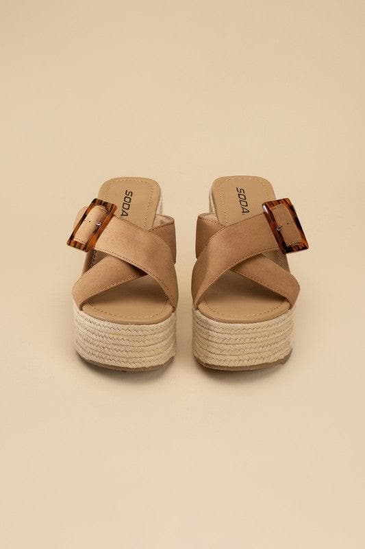 Manta Espadrille Platform Slides - SwagglyLife Home & Fashion