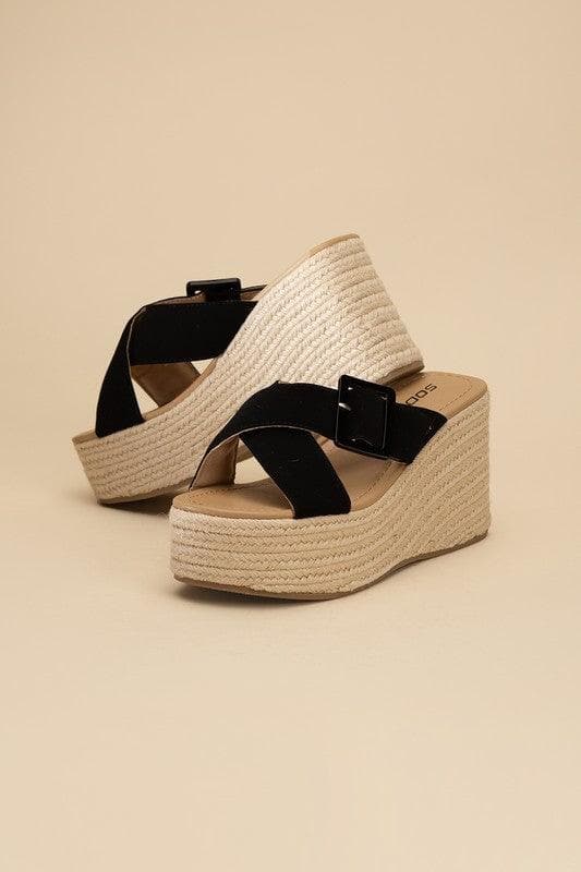 Manta Espadrille Platform Slides - SwagglyLife Home & Fashion