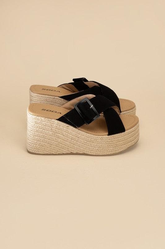 Manta Espadrille Platform Slides - SwagglyLife Home & Fashion