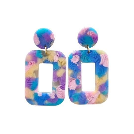 Margot Earrings - Watercolor - SwagglyLife Home & Fashion