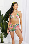 Marina West Swim Paradise Awaits Triangle Bikini and Sarong Set - SwagglyLife Home & Fashion