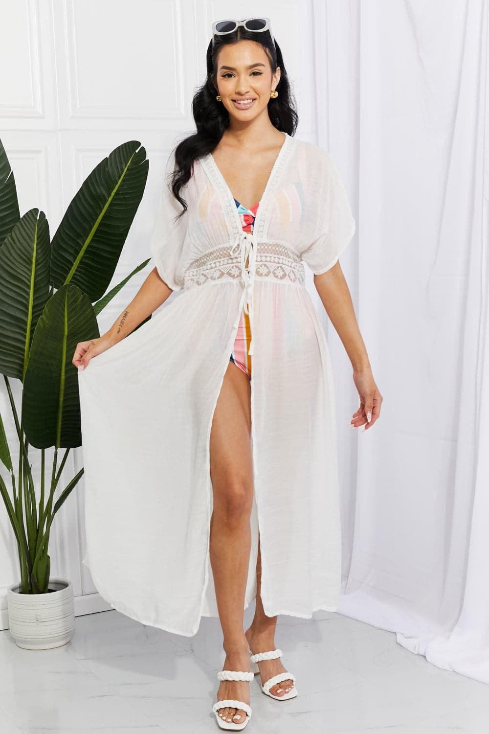 Marina West Swim Sun Goddess Tied Maxi Cover-Up - SwagglyLife Home & Fashion