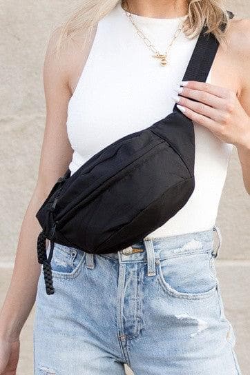 Marisa Nylon Crescent Sling Belt Bum Fanny Bag - SwagglyLife Home & Fashion