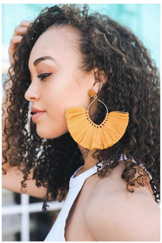 Marquise Hoop & Fan Earrings - SwagglyLife Home & Fashion