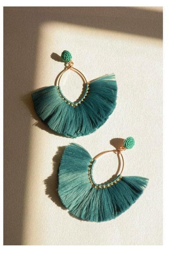 Marquise Hoop & Fan Earrings - SwagglyLife Home & Fashion