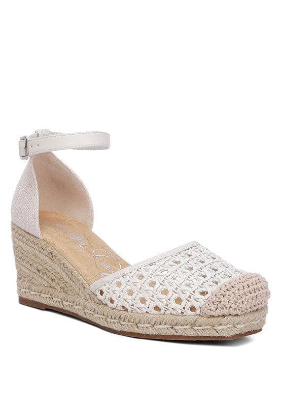 Mason Pin Buckle Wedge Heel Espadrilles - SwagglyLife Home & Fashion