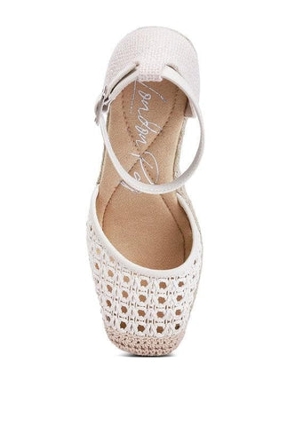 Mason Pin Buckle Wedge Heel Espadrilles - SwagglyLife Home & Fashion