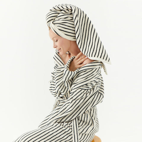 Melika Unisex Striped Robe