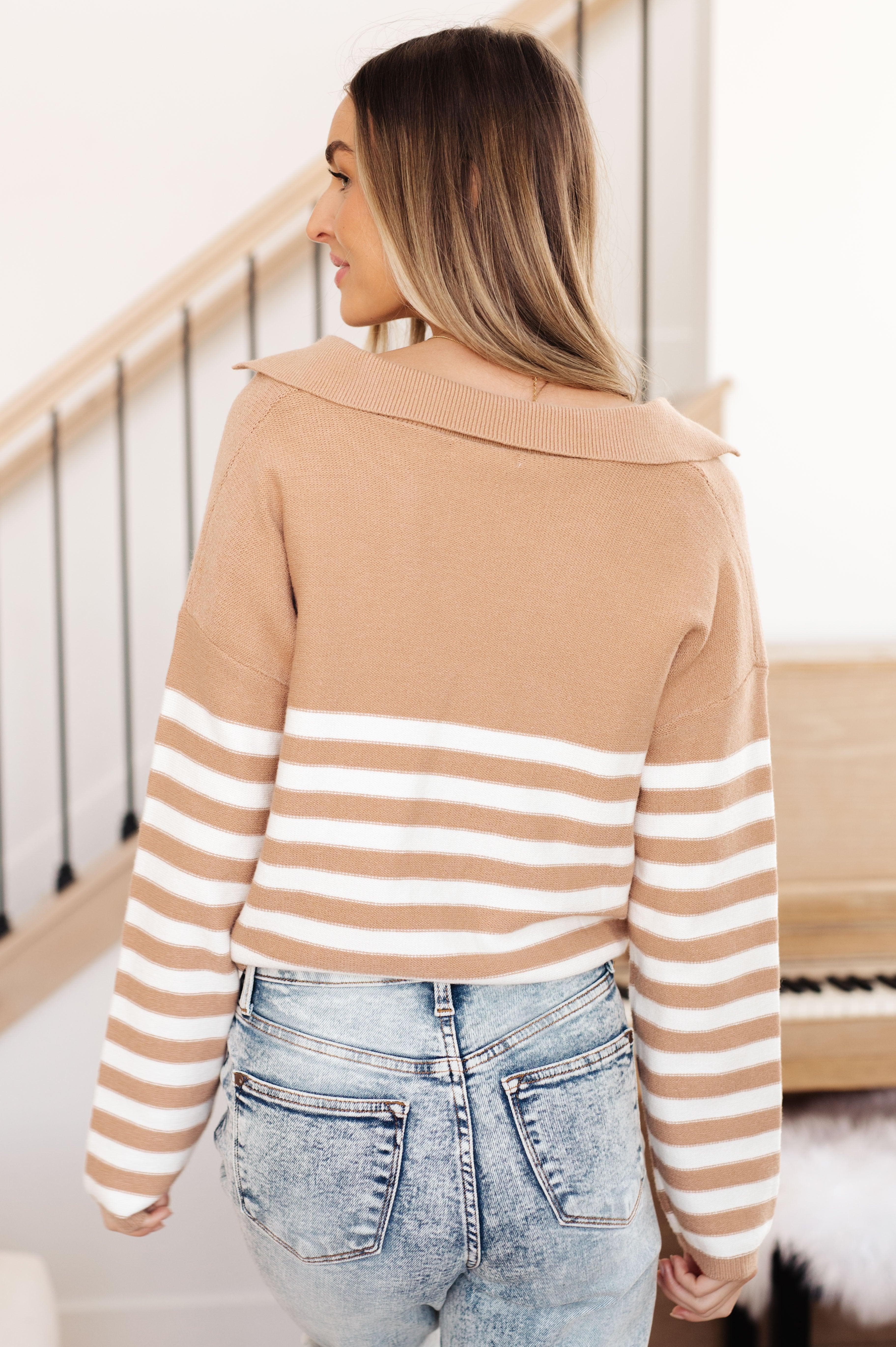 Memorable Moment Striped Sweater - SwagglyLife Home & Fashion