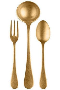 Mepra Vintage Oro 3-Piece Serving Set - SwagglyLife Home & Fashion