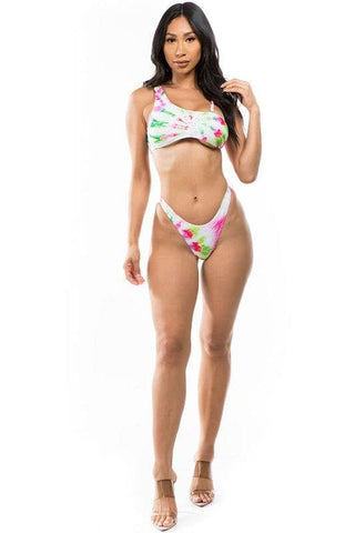 MERMAID SWIMWEAR Tie-Dye 2-Piece Bikini - SwagglyLife Home & Fashion