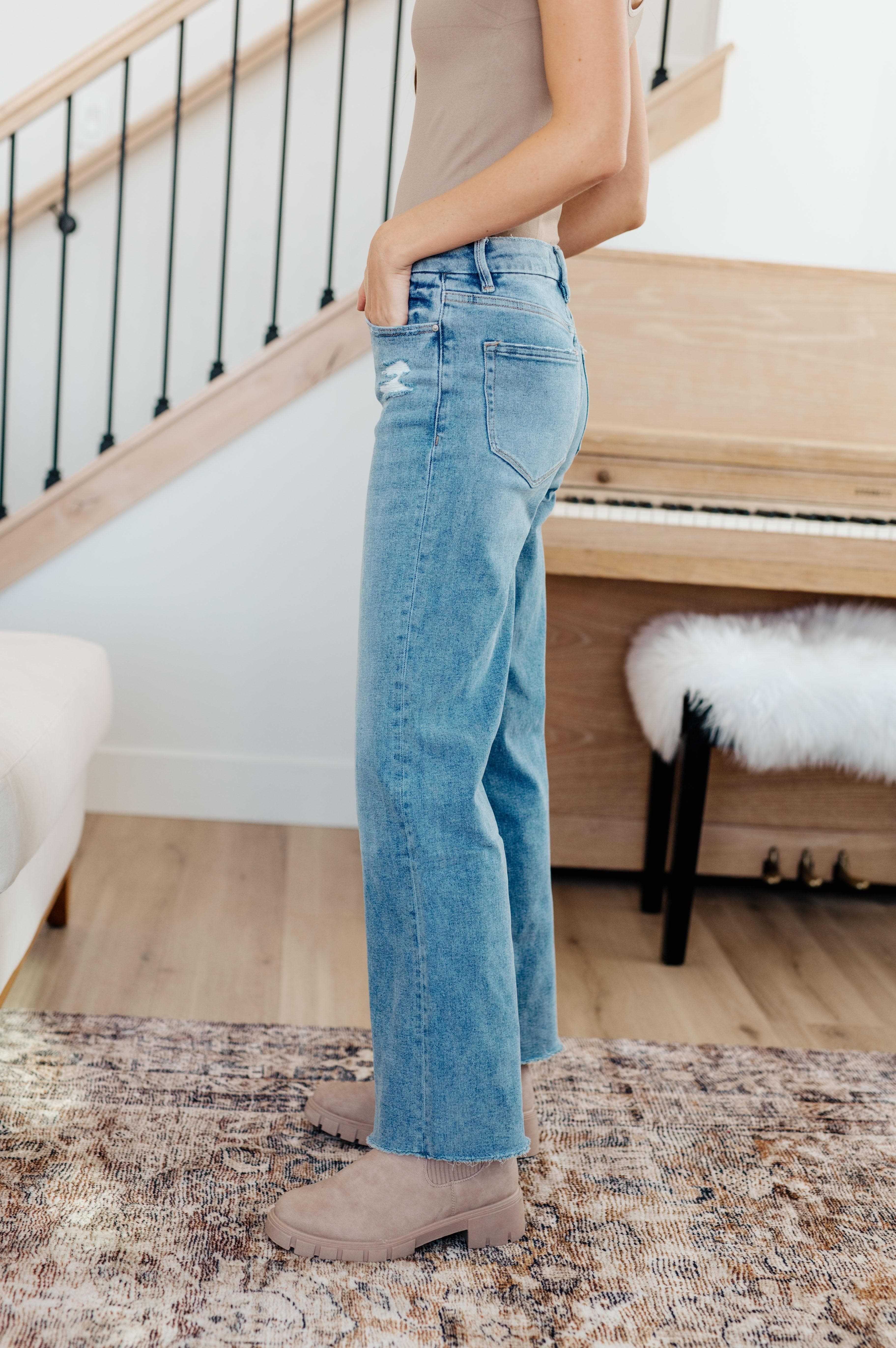 Mica Denim Hope High Rise Wide Leg Jeans - SwagglyLife Home & Fashion