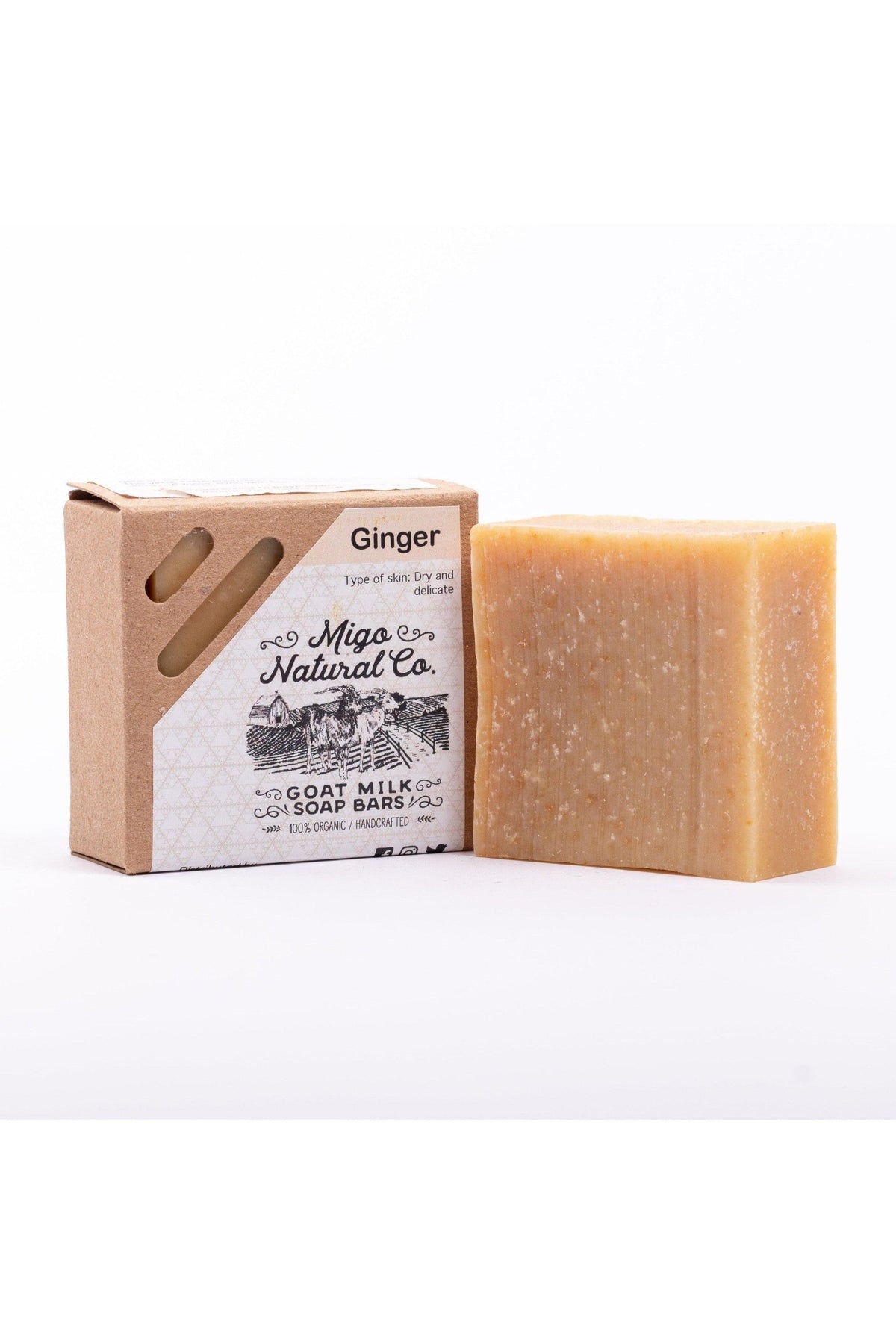 Migo Natural Co. Ginger Soap - SwagglyLife Home & Fashion