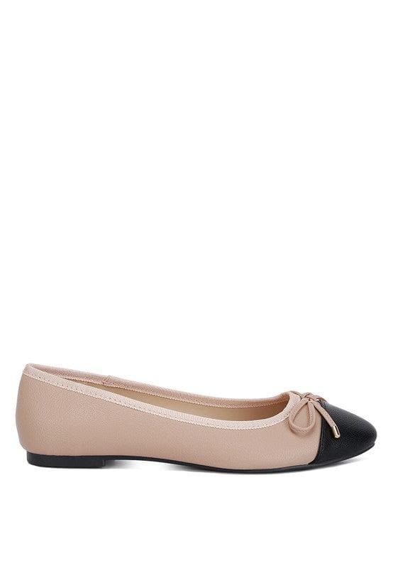 Minato Two Tone Ballet Flats - SwagglyLife Home & Fashion