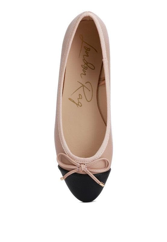 Minato Two Tone Ballet Flats - SwagglyLife Home & Fashion