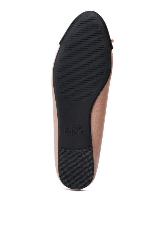 Minato Two Tone Ballet Flats - SwagglyLife Home & Fashion