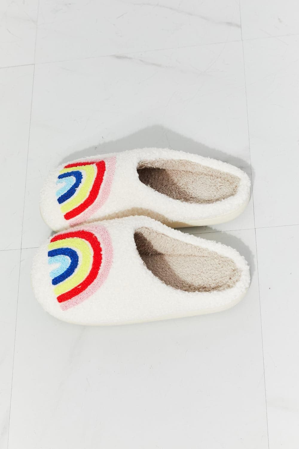 MMShoes Rainbow Plush Slipper - SwagglyLife Home & Fashion