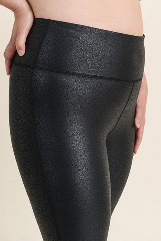 Mono B Curvy OG Foil High Waist Leggings - SwagglyLife Home & Fashion