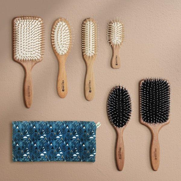 Morethan8 Faller Brushes Wood Pin Paddle Brush - SwagglyLife Home & Fashion